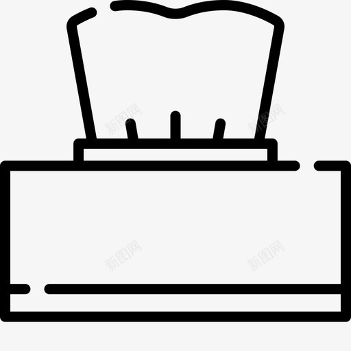 纸巾盒过敏37线性svg_新图网 https://ixintu.com 纸巾 过敏 线性