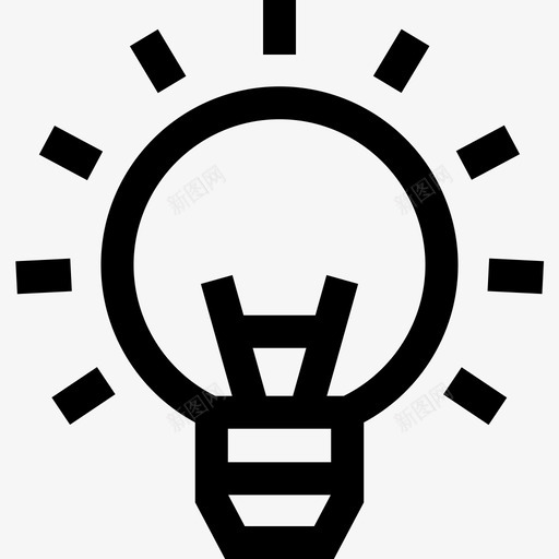 灯泡电工工具和元件28线性svg_新图网 https://ixintu.com 灯泡 电工 工具 元件 线性