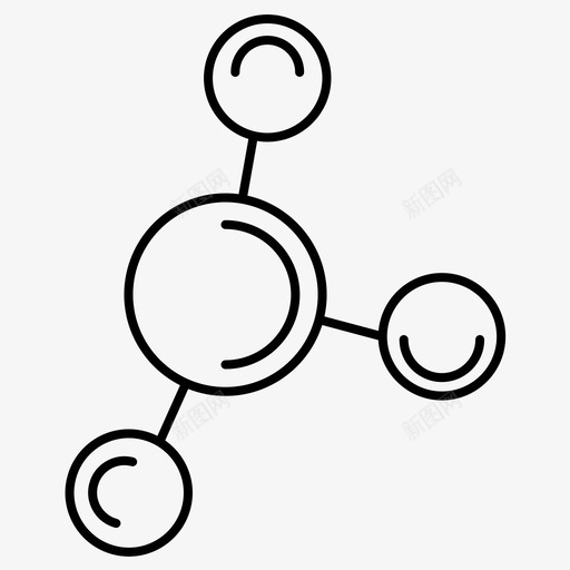 化学原子键svg_新图网 https://ixintu.com 化学 原子 化学键 物理 正则 线集