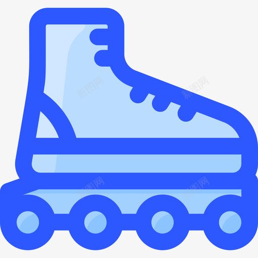 Rollerskate运输186蓝色svg_新图网 https://ixintu.com Rollerskate 运输 蓝色