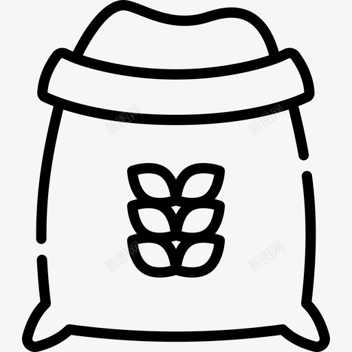 面粉健康食品50直链svg_新图网 https://ixintu.com 面粉 健康食品 直链