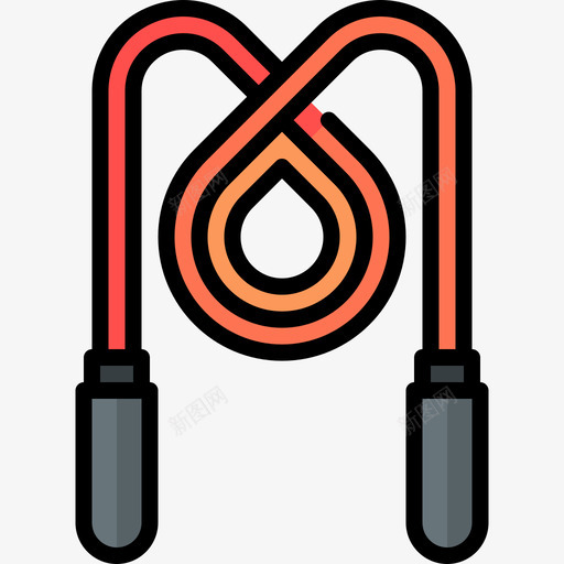 跳绳运动训练2线条颜色svg_新图网 https://ixintu.com 跳绳 运动训练 线条 颜色