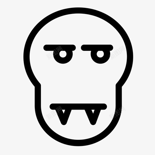 头骨骨头恐怖svg_新图网 https://ixintu.com 头骨 骨头 恐怖 吸血鬼 骷髅