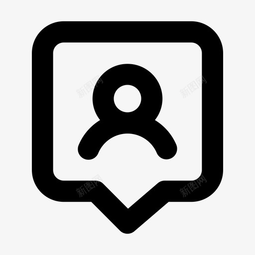 聊天泡泡用户媒体社交媒体svg_新图网 https://ixintu.com 媒体 聊天 泡泡 用户 社交 设备