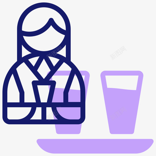 女服务员职业10直系肤色svg_新图网 https://ixintu.com 女服务员 职业 直系 肤色