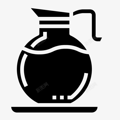 咖啡壶咖啡店166装满svg_新图网 https://ixintu.com 咖啡壶 咖啡店 装满