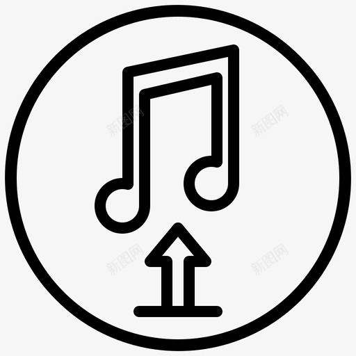 音乐内容创造者线性svg_新图网 https://ixintu.com 音乐 内容 创造者 线性