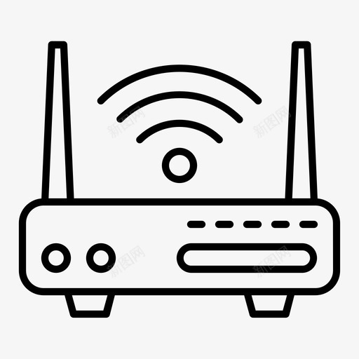 wifi路由器计算机设备svg_新图网 https://ixintu.com wifi 路由器 技术 计算机 设备 概要