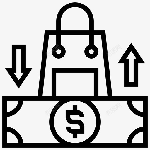 Exchange黑色星期五95线性svg_新图网 https://ixintu.com Exchange 黑色 星期五 线性