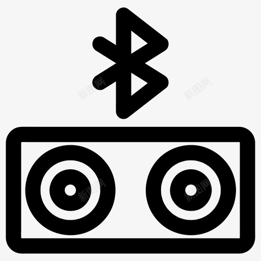 蓝牙扬声器电子产品便携式svg_新图网 https://ixintu.com 蓝牙 扬声器 电子产品 便携式 无线 电子 配件