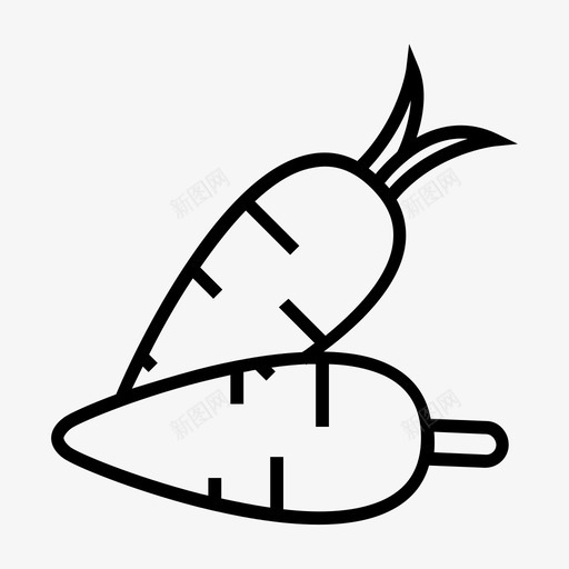 胡萝卜顶部胡萝卜绘图胡萝卜图标svg_新图网 https://ixintu.com 胡萝卜 顶部 绘图 图标 图像 图片