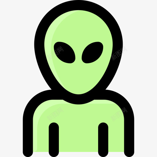 外星人空间218线性颜色svg_新图网 https://ixintu.com 外星人 空间 线性 颜色
