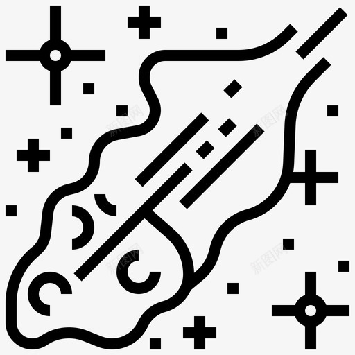 流星航天技术10线性svg_新图网 https://ixintu.com 流星 航天 技术 线性