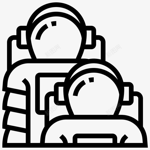 宇航员航天技术10线性svg_新图网 https://ixintu.com 宇航员 航天 技术 线性