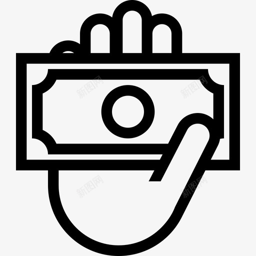 付款钱纸币svg_新图网 https://ixintu.com 付款 纸币 财务