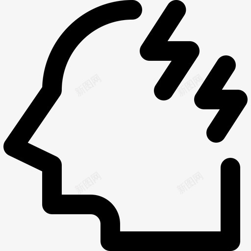 头痛病毒传播42线状svg_新图网 https://ixintu.com 头痛 病毒 传播 线状