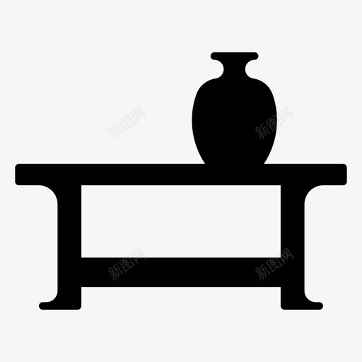 桌子餐厅餐桌svg_新图网 https://ixintu.com 桌子 餐厅 餐桌 办公室 工作室 花瓶 内饰