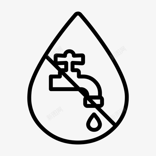 没有自来水气候变化干旱svg_新图网 https://ixintu.com 没有 自来水 干旱 气候变化 缺水 水管 禁令 环境