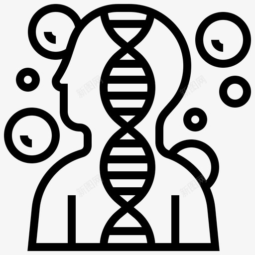 遗传学生物化学27线性svg_新图网 https://ixintu.com 遗传学 生物化学 线性