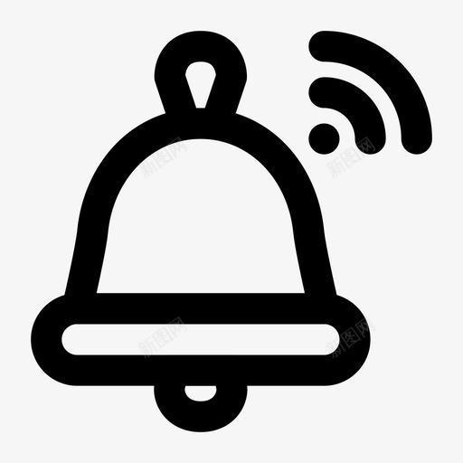 闹钟铃声材料粗体线条集210svg_新图网 https://ixintu.com 铃声 闹钟 材料 粗体 线条
