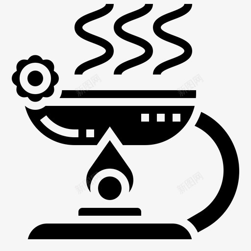 灯芳香疗法燃烧svg_新图网 https://ixintu.com 精油 芳香 疗法 燃烧 spaelementglyph