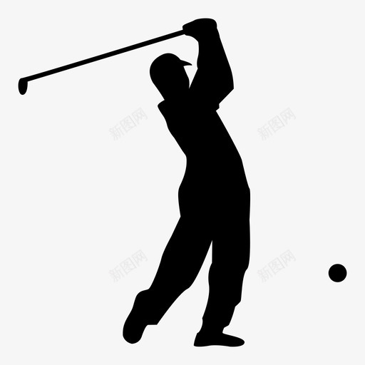 高尔夫运动爱好svg_新图网 https://ixintu.com 运动 高尔夫 爱好 球员 射击 体育