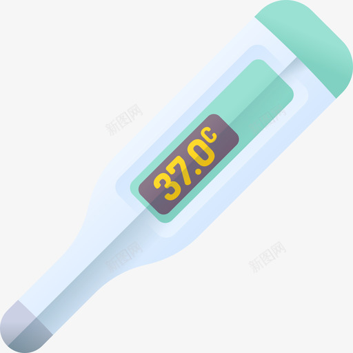 体温计冠状病毒18颜色svg_新图网 https://ixintu.com 体温计 冠状 病毒 颜色