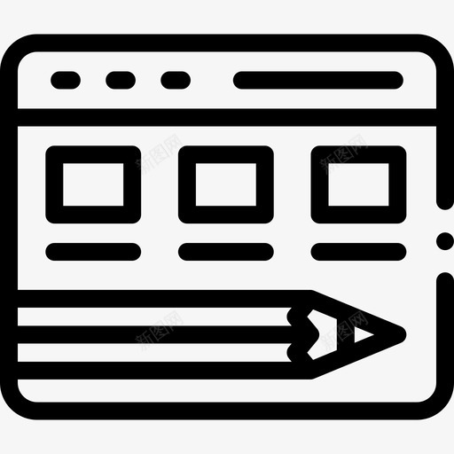 任务远程办公7线性svg_新图网 https://ixintu.com 任务 远程 办公 线性