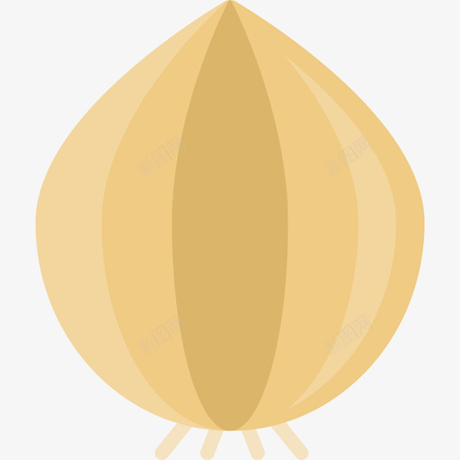 洋葱健康食品52扁平svg_新图网 https://ixintu.com 洋葱 健康食品 扁平