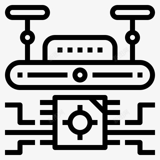 Cpu飞行器线性svg_新图网 https://ixintu.com Cpu 飞行器 线性