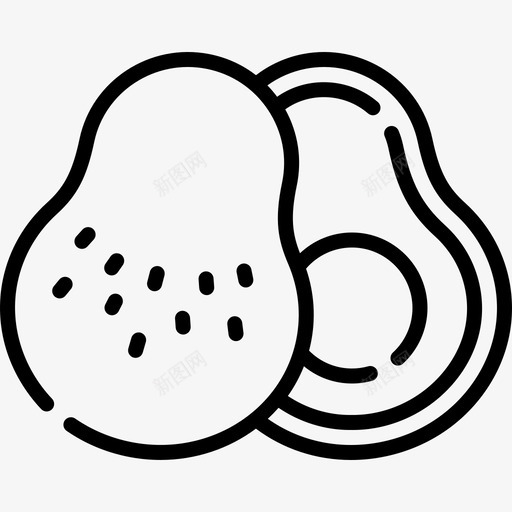 鳄梨纯素食品11直系svg_新图网 https://ixintu.com 鳄梨 纯素 食品 直系