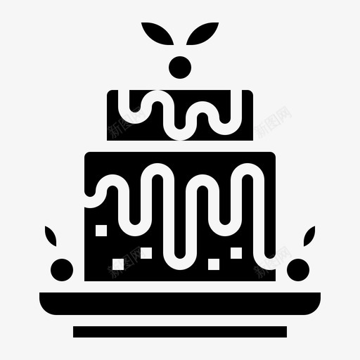 蛋糕咖啡店166填充svg_新图网 https://ixintu.com 蛋糕 咖啡店 填充