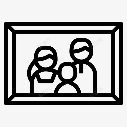 家庭照片家具217线性svg_新图网 https://ixintu.com 家庭 照片 家具 线性