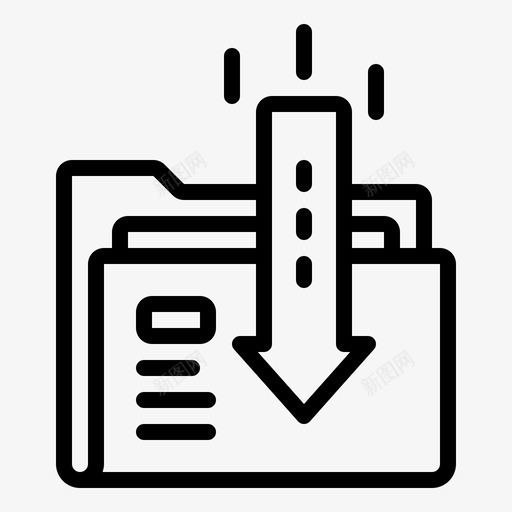 下载文件夹文档文件svg_新图网 https://ixintu.com 下载 文件夹 文件 文档 internet 组织