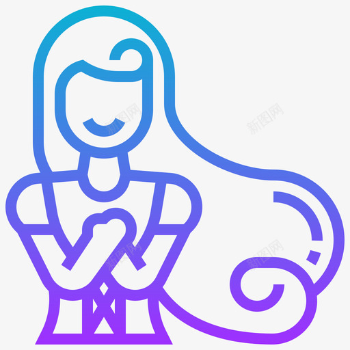 公主童话28渐变svg_新图网 https://ixintu.com 公主 童话 渐变