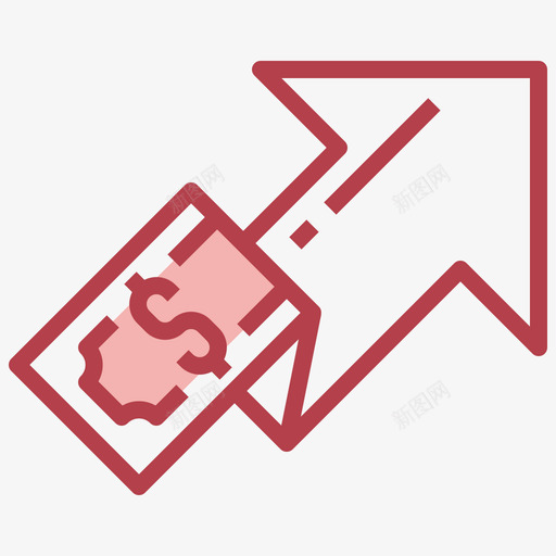 增长业务分析7红色svg_新图网 https://ixintu.com 增长 业务 分析 红色