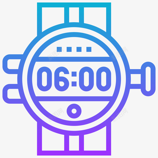 智能手表多媒体通信2渐变svg_新图网 https://ixintu.com 智能 手表 多媒体 通信 渐变