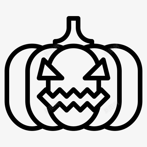 南瓜头装饰万圣节svg_新图网 https://ixintu.com 南瓜 装饰 万圣节 灯光