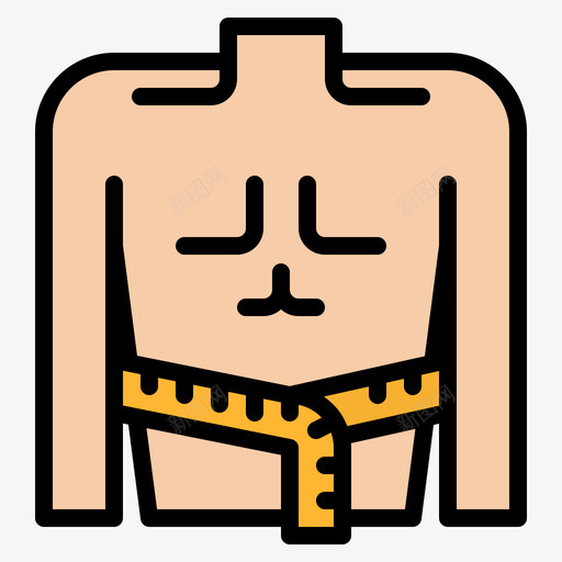 体重健康与卫生4线色svg_新图网 https://ixintu.com 体重 健康 卫生 线色