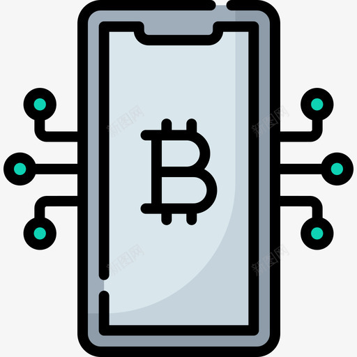 加密货币加密货币104线性颜色svg_新图网 https://ixintu.com 加密 货币 线性 颜色