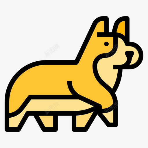 Corgi在线课程2线性颜色svg_新图网 https://ixintu.com Corgi 在线 课程 线性 颜色