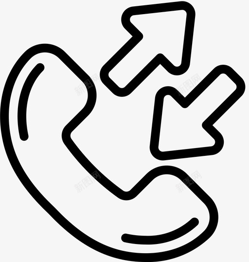电话对话1直拨svg_新图网 https://ixintu.com 电话 对话 直拨