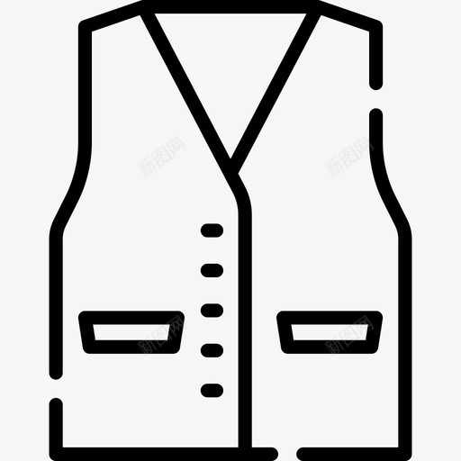 背心衣服179直纹svg_新图网 https://ixintu.com 背心 衣服 直纹