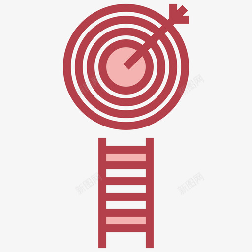 目标业务分析7红色svg_新图网 https://ixintu.com 目标 业务 分析 红色
