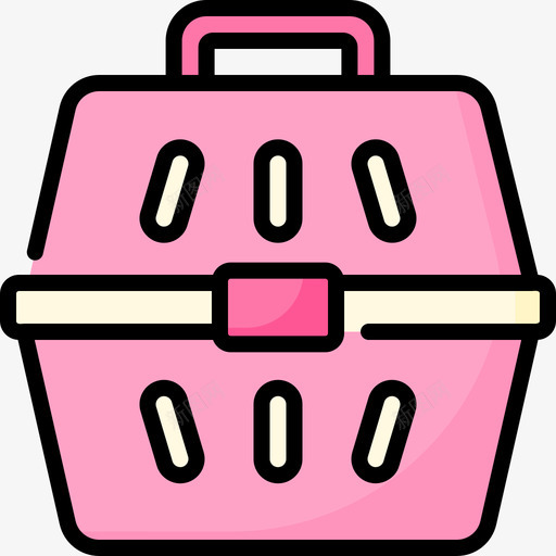 宠物载体宠物店92线性颜色svg_新图网 https://ixintu.com 宠物 载体 线性 颜色