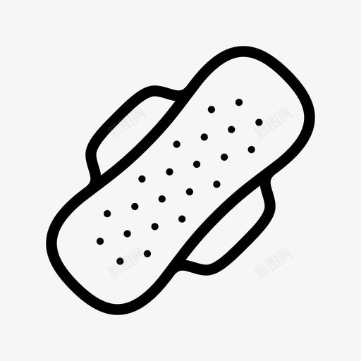 卫生巾卫生经期svg_新图网 https://ixintu.com 卫生巾 卫生 经期 女性 第七