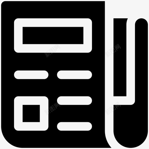 报纸业余爱好和空闲时间7填充svg_新图网 https://ixintu.com 报纸 业余爱好 空闲 时间 填充