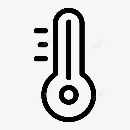 温度度数测量svg_新图网 https://ixintu.com 温度 度数 测量 温度计 天气 最爱