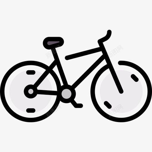自行车高中34线性颜色svg_新图网 https://ixintu.com 自行车 高中 线性 颜色