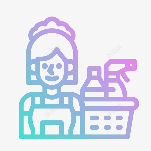 家庭管家3svg_新图网 https://ixintu.com 家庭 管家